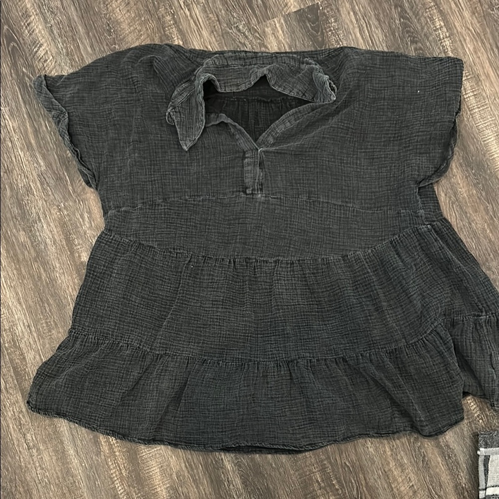Women's Black Tiered dress
